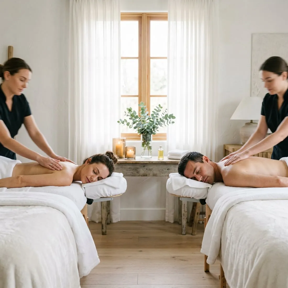 Couples Massage at Organic Day Spa in Palo Alto
